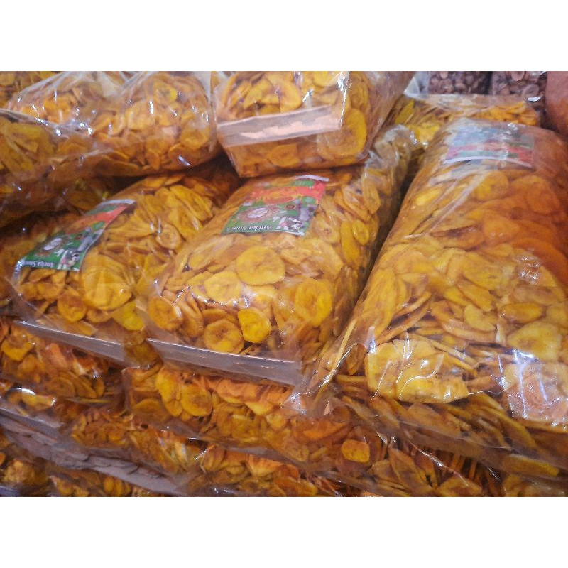 

keripik pisang nangka koin 2kg renyah enak manis