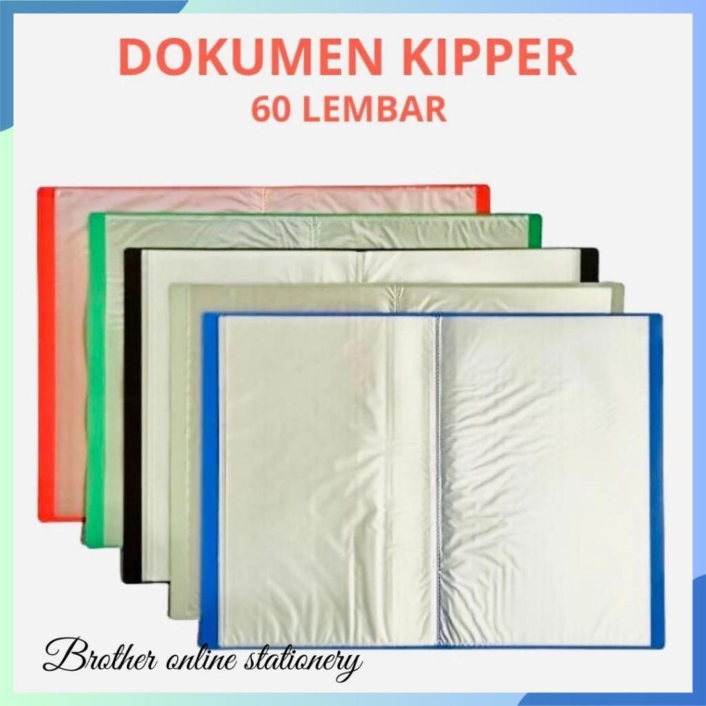 

BOS Clear Holder F4 Folio Document Keeper 60 Lembar