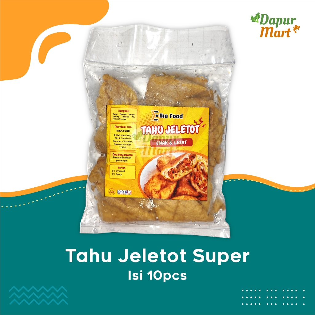 

Tahu Jeletot (isi 10) Nikmat Siap Diolah