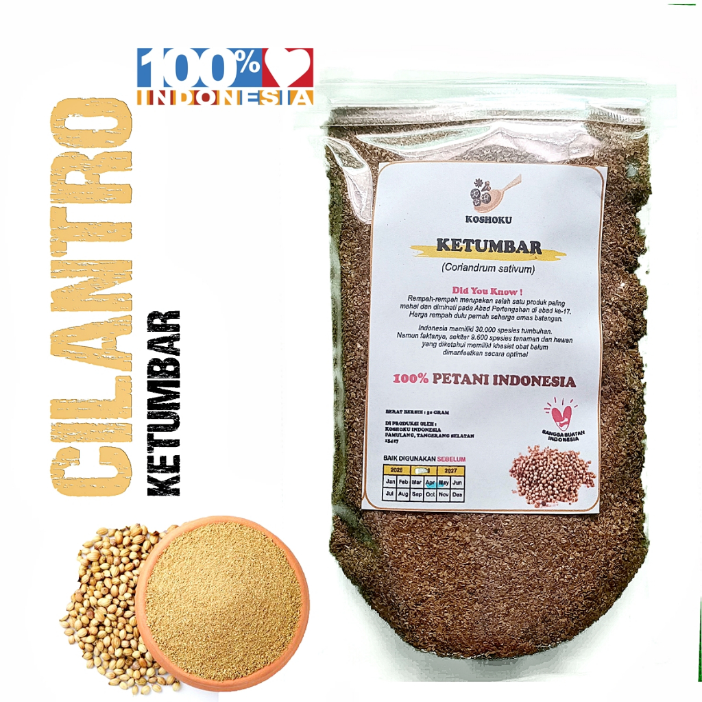 

Ketumbar Bubuk 50 Gram Tanpa Campuran Organik