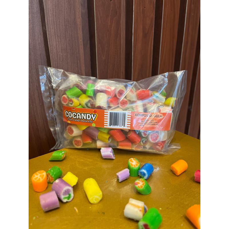 

permen sticky candy kemasan 1/4 kg