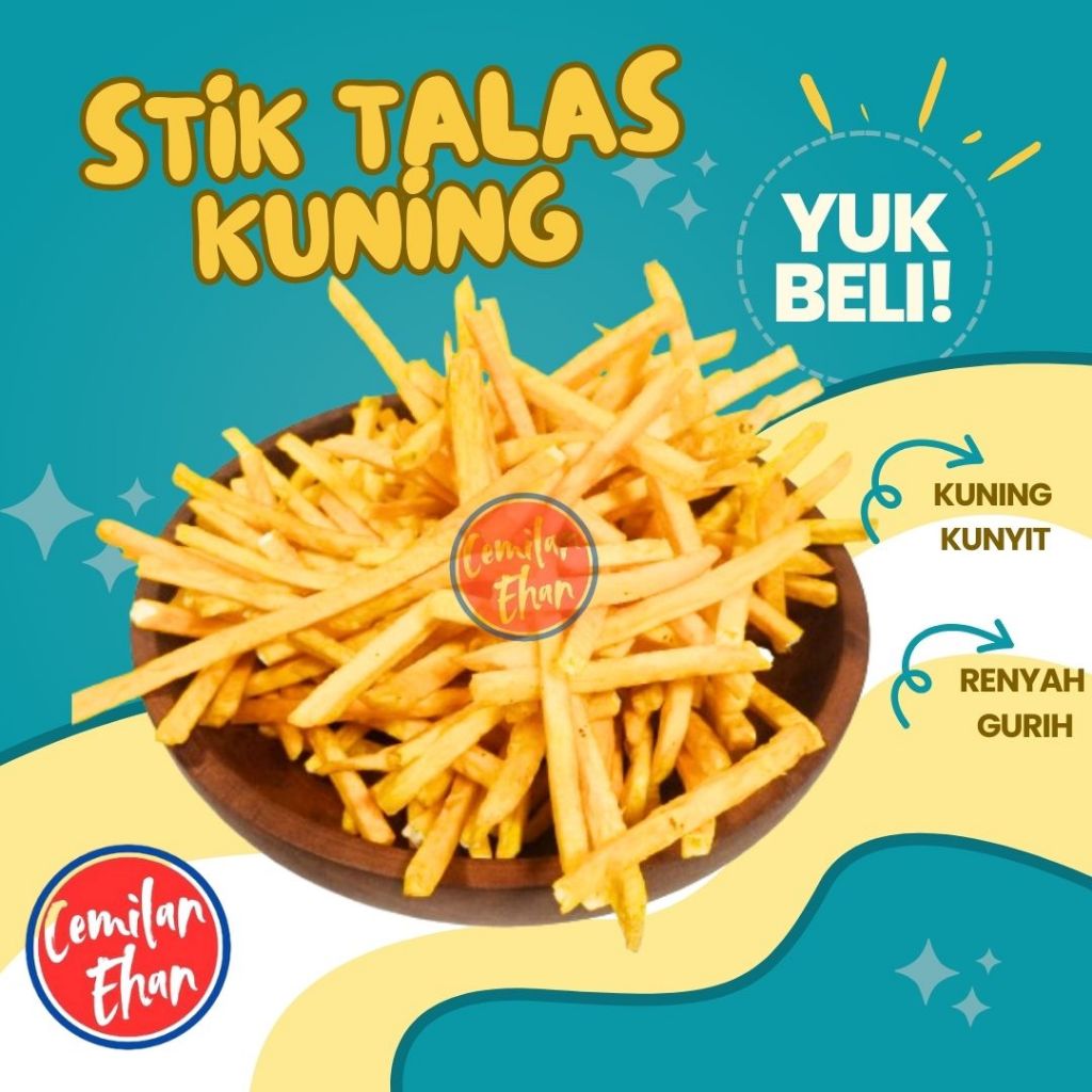 

Keripik Stik Talas - 1kg Keripik Stik Talas Stick Talas Bogor Stick tales