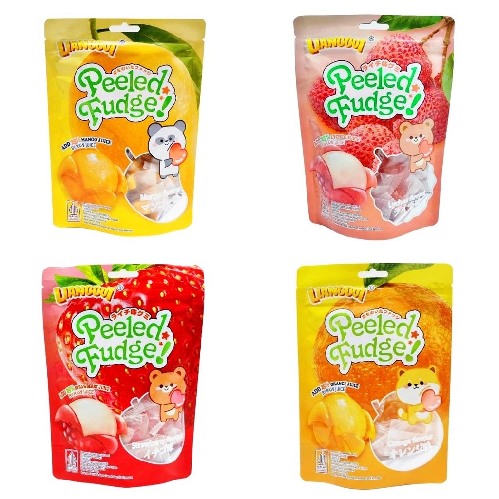 

LIANGGUI Peeled Fudge 108gr - LIANG GUI Permen Kupas Jelly Lunak - Soft Candy