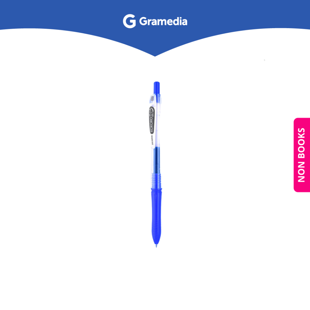 

Gramedia Depok - ZEBRA KOKORO GEL 0.5 BLUE