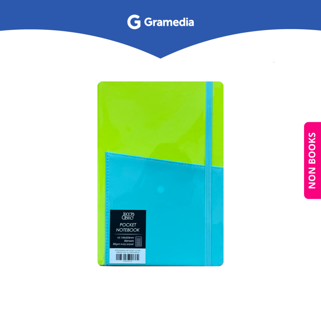 

Gramedia Depok - BOOKS&BIND NB POCKET COVER VIBRANT DUO A5 GREEN&BLUE