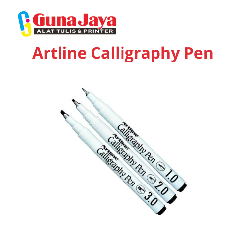 Artline Calligraphy Pen - Spidol Kaligrafi - Pulpen Kaligrafi Murah Berkualitas - GunajayaATK