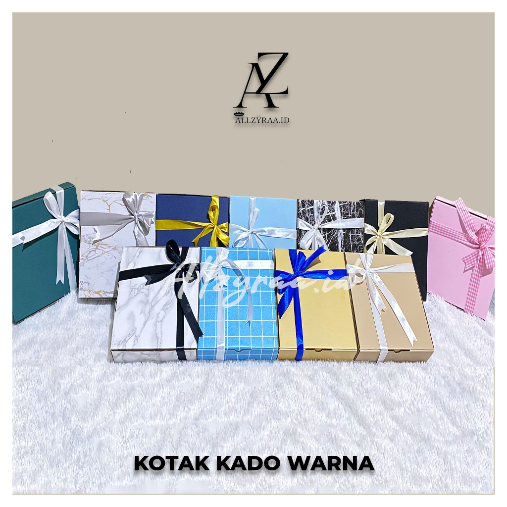 

Kotak Kado Warna Premium Termurah/ Box Hampers / Giftbox Ultah, Gift Wisuda Gift Anniversary, Gift Wedding / Hadiah Kado Ultah Biru Gold