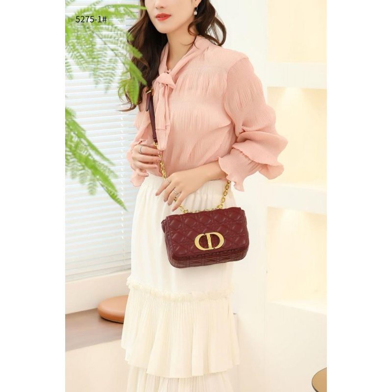 Tas shoulder bag mini 5275-1 Dori caro free box bukan magnet tas sling bag mini wanita