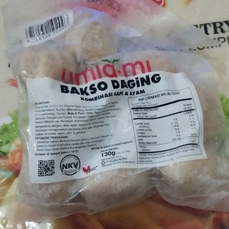 

bakso ikan merk umiami