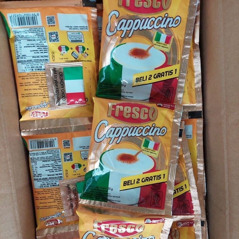 

Kopi Fresco cappucino 1 renteng isi 15 renteng