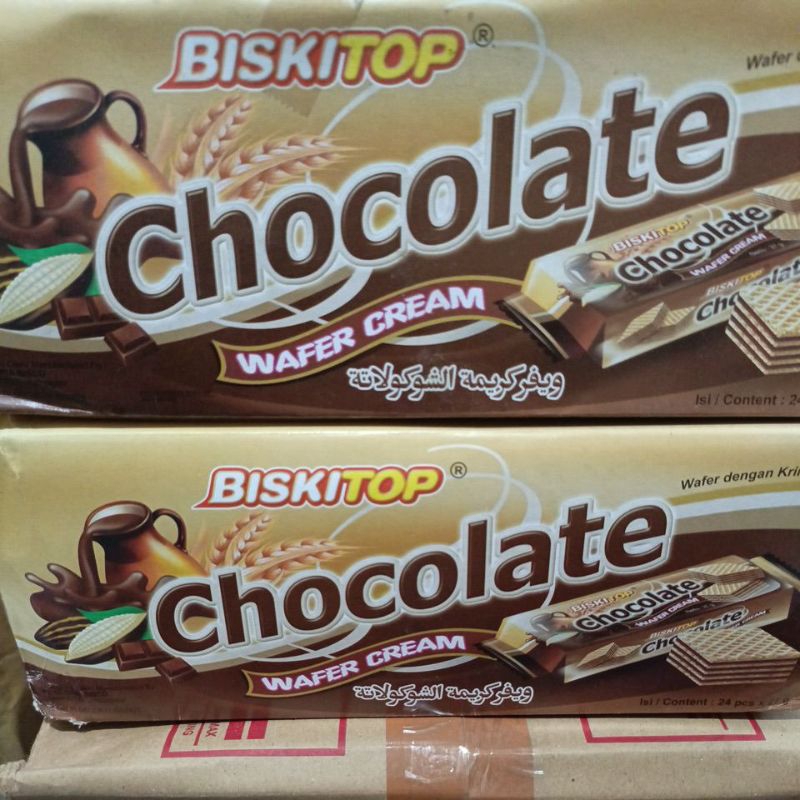 

BISKITOP COKLAT 1BOX ISI 24PCS