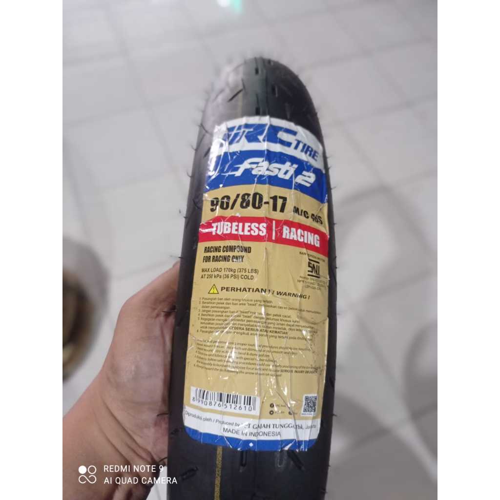 Ban Tubeless IRC FASTI 2 90/80-14 SOFT COMPOUND