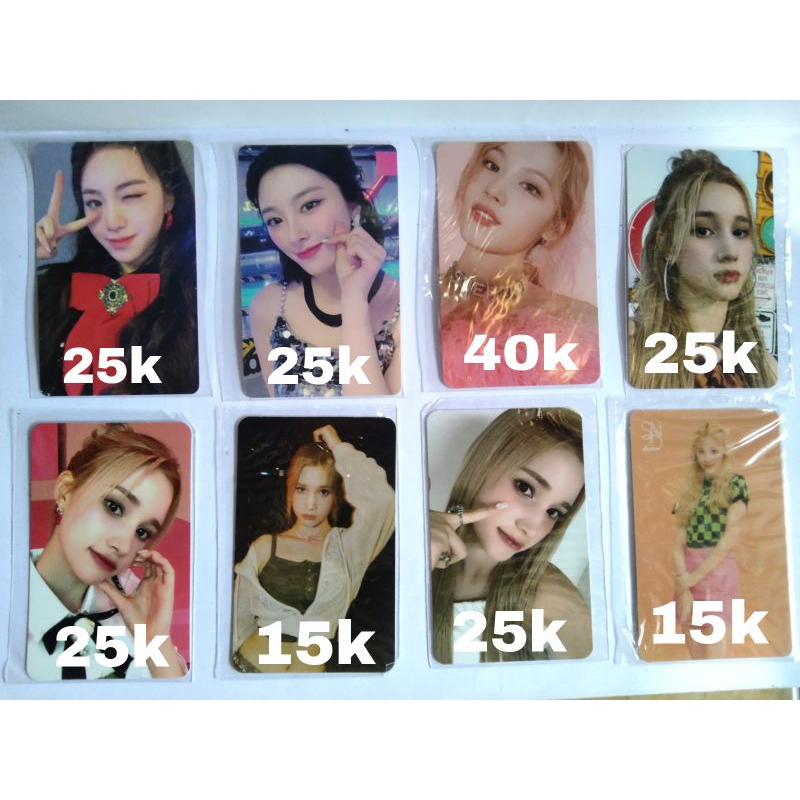 photocard pc bahiyyih sana dahyun yunkyoung