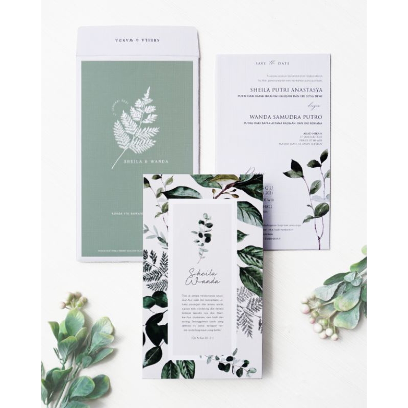 

Undangan Amplop Slim + Isi Single Softcover