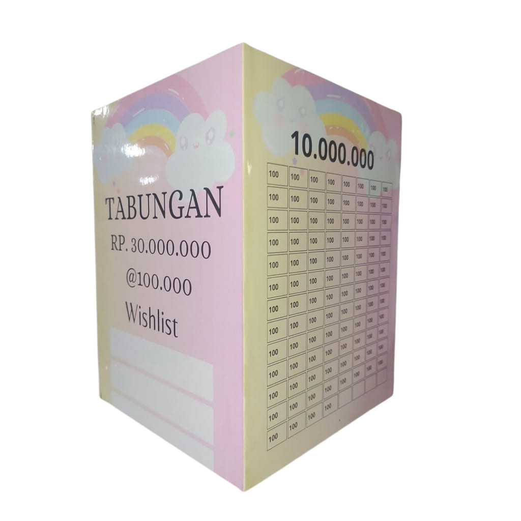 Celengan Target anti Rayap Celengan Target Viral Anak 20juta Dengan Kunci Ganda Celengan Kotak Jumbo