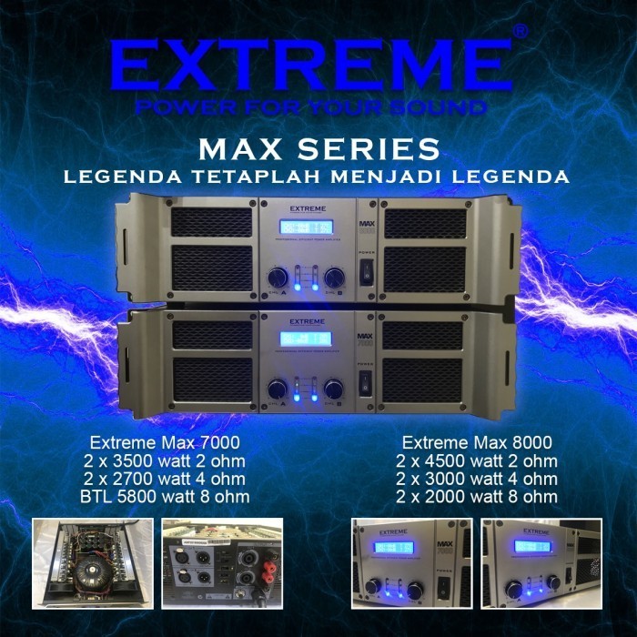 Power Extreme MAX7000 Power Amplifier