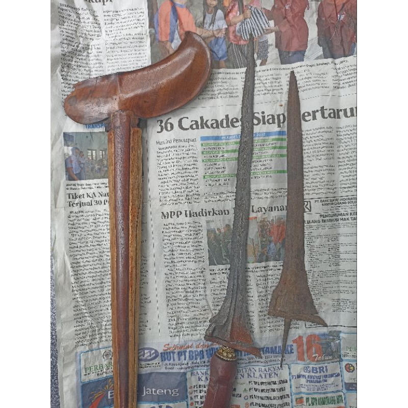 Keris Borongan Lokasian Original Sepuh Kuno