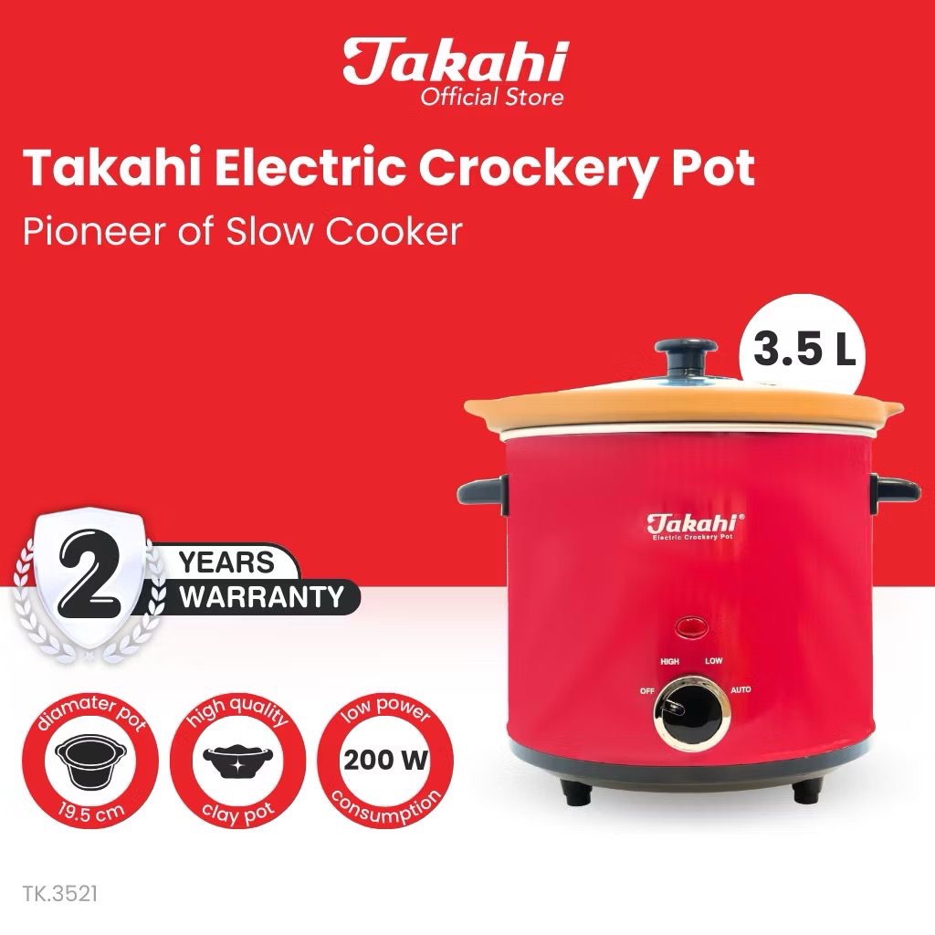 Takahi Slow Cooker 3,5 L