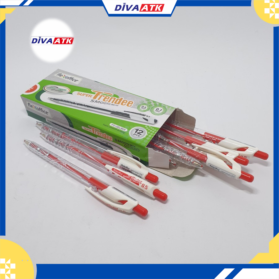 

Pulpen TRENDEE FO-GEL B09 MERAH