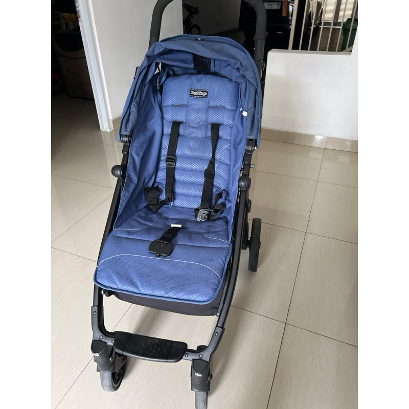 peg perego stroller blue