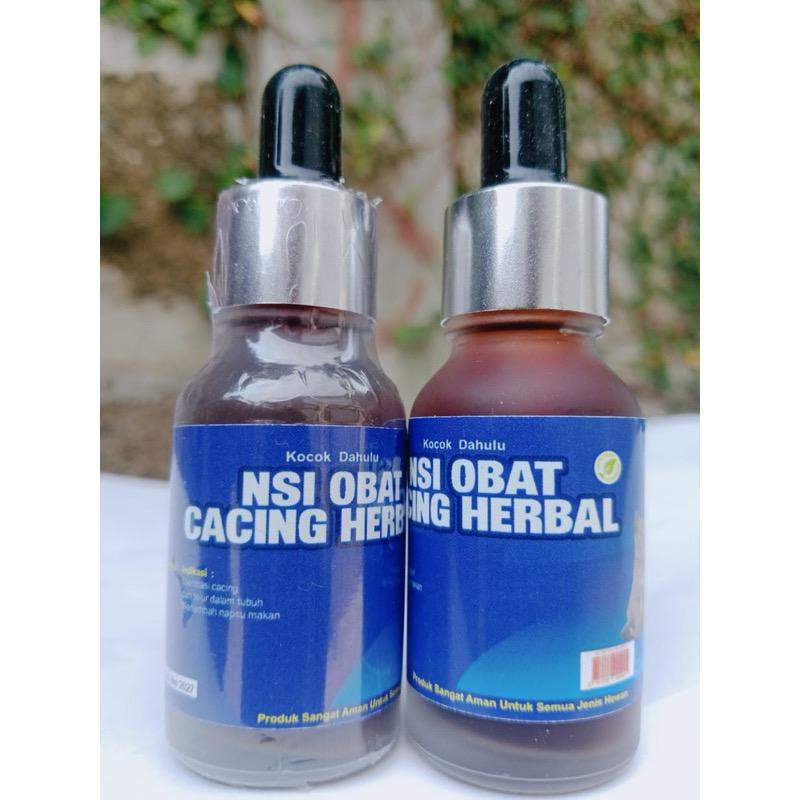 NSI obat cacing herbal untuk kucing anjing dan burung