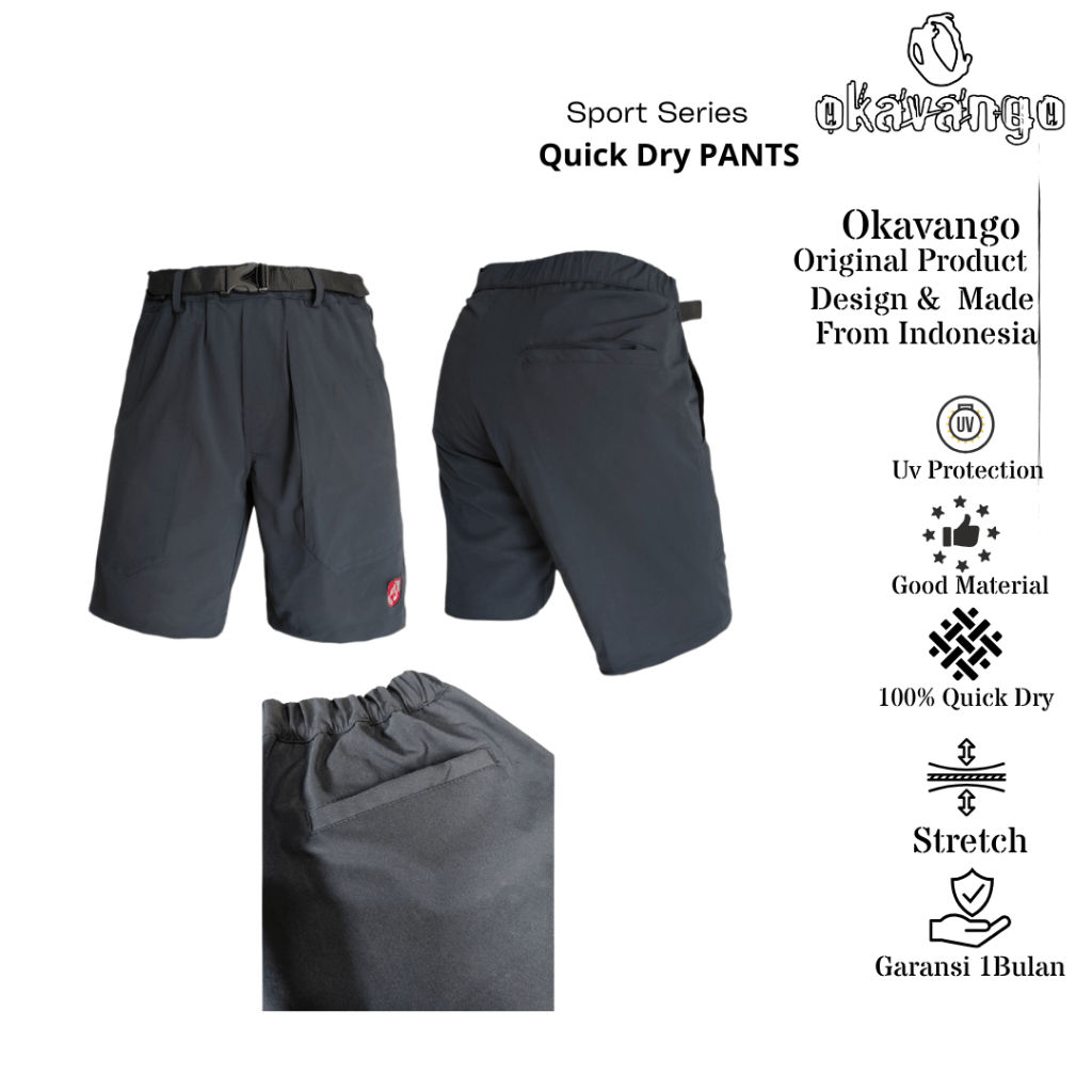 Celana Pendek Sportswear Pria Quickdry – Adem Ringan