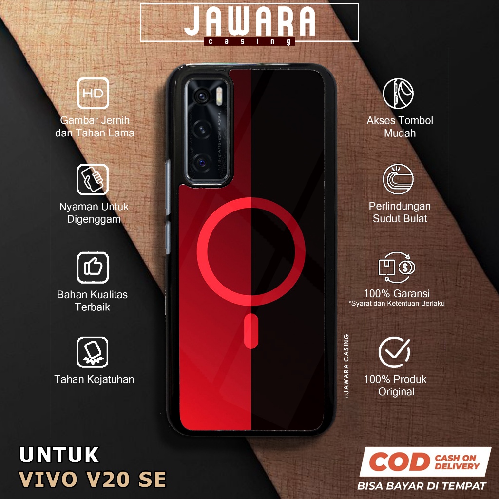 Case Vivo V20 SE Casing Vivo V20 SE [MAGS] Premium Case Glossy Case Hp Vivo Jawara Casing Hp Vivo V2