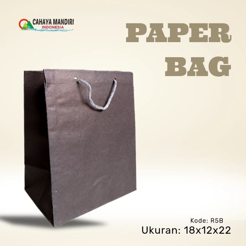 

PAPER BAG R5B (size 18x12x22) TAS BINGKISAN | PAPERBAG PARCEL TAS KERTAS / PAPERBAG KERTAS