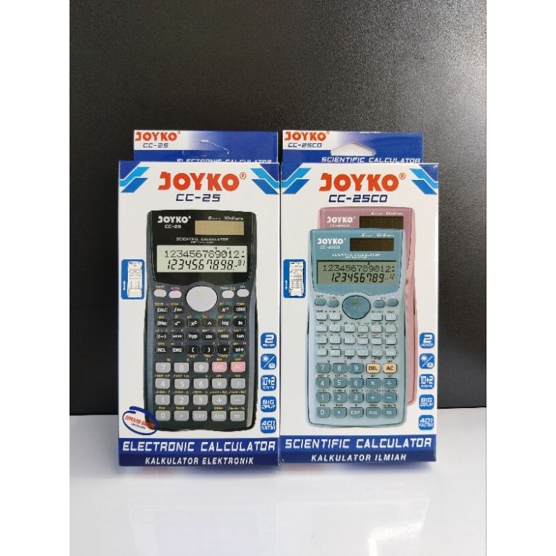 

JOYKO - Calculator Scientific 401 Functions / Kalkulator Ilmiah 401 Fungsi