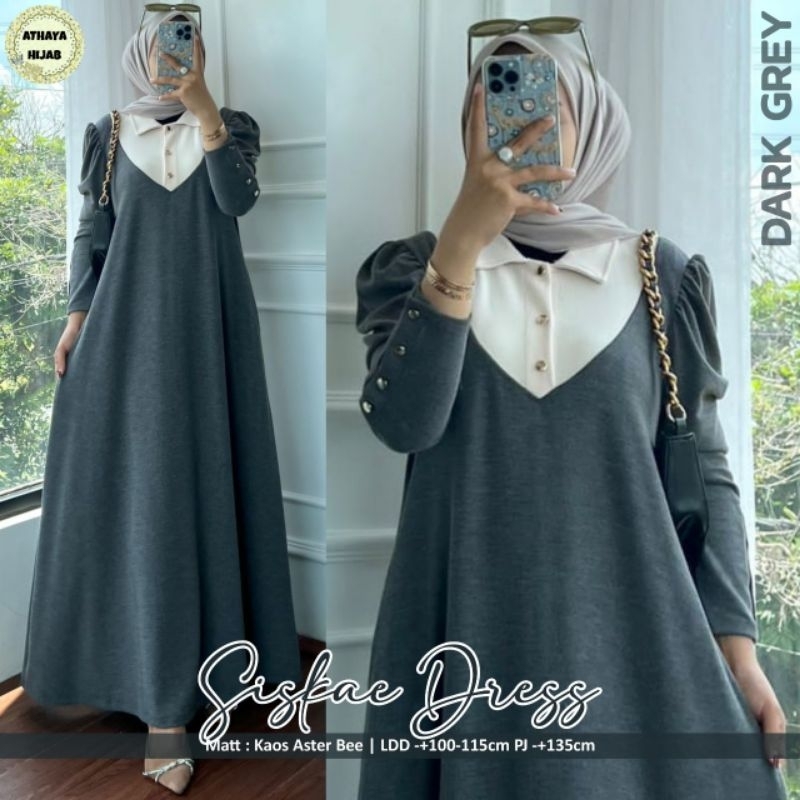 SISKAE DRESS BY ATHAYA GAMIS TERBARU