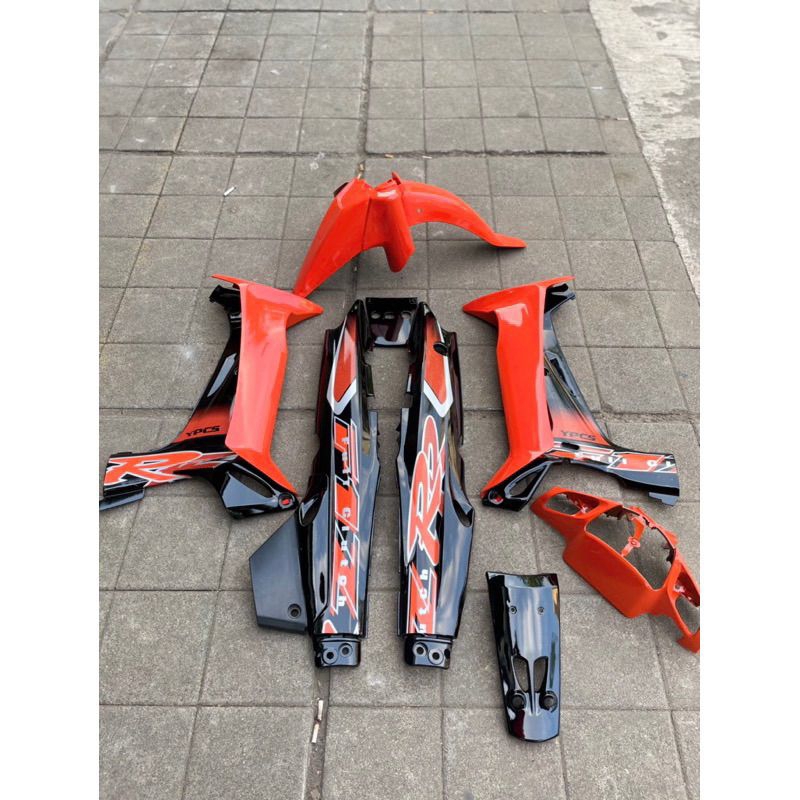 Cover Bodi Full Set Body Fizr Fiz R Full Clutch Orange 2002