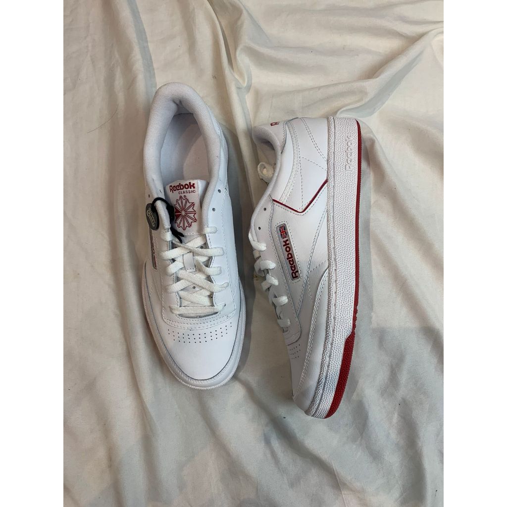 Reebok Club C85 In White List Red