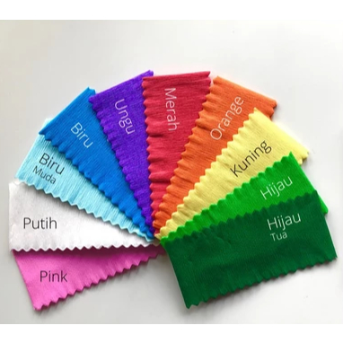 

Kertas Crepe Panjang Satuan