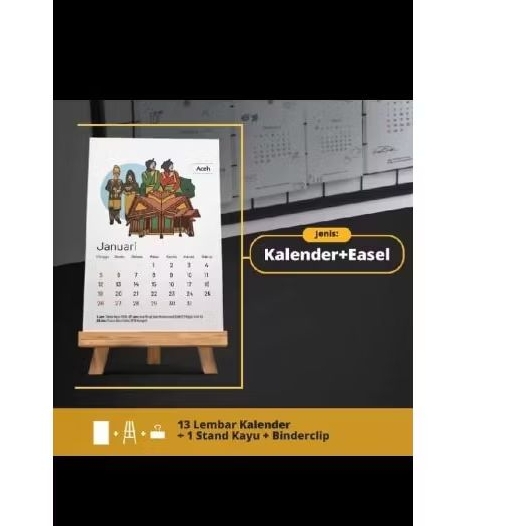 

KALENDER Custom: Kalender 2025+Easel