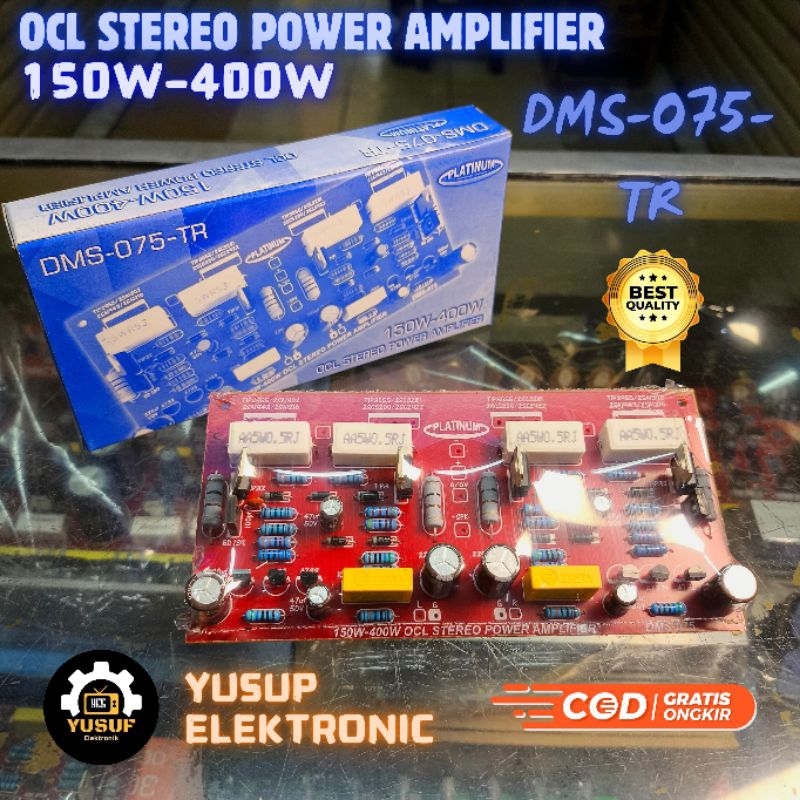 KIT DRIVER OCL 150-400watt STEREO POWER AMPLIFIER PLATINUM DMS 075-TR