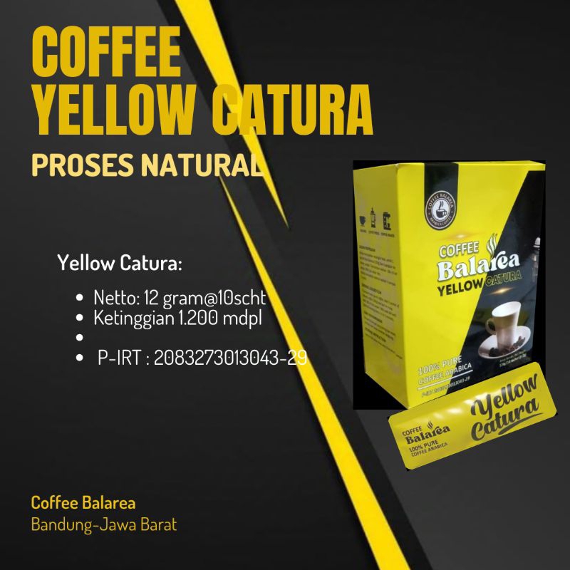 

Coffee Balarea Yellow Caturra Proses Natural