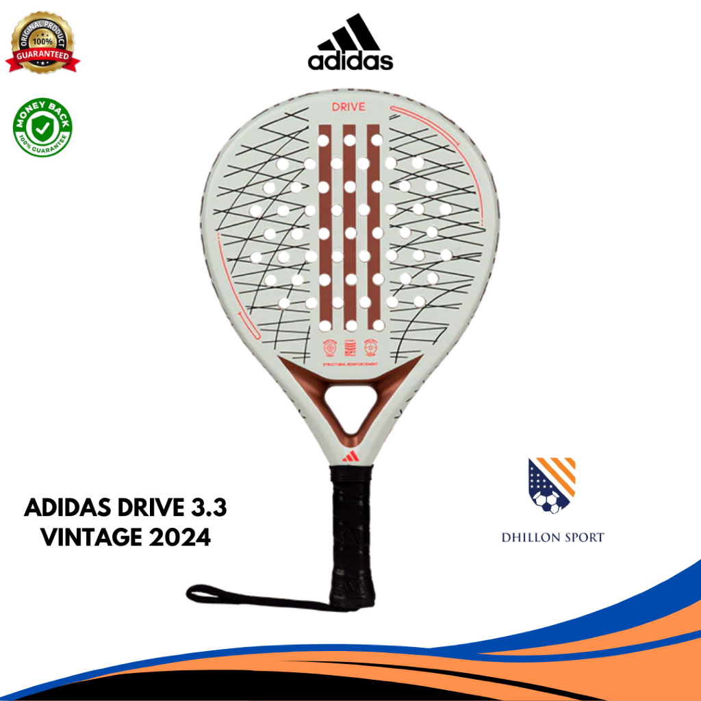 PADEL RACKET ADIDAS DRIVE 3.3 VINTAGE | Raket Padel Adidas