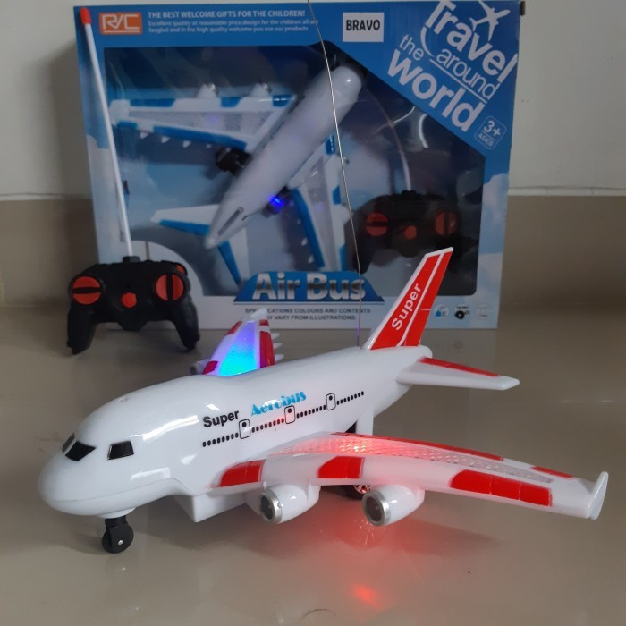 RC Pesawat Aerobus - Mainan Remote Control Anak Edukatif Remot Kontrol
