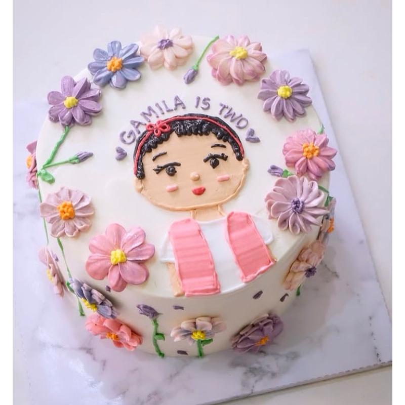 

Korean Birthday Cake Kue Ulang Tahun Custom