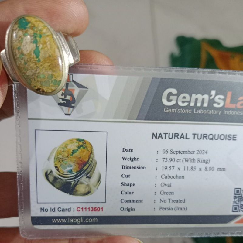 cincin pirus persia iran green plus memo