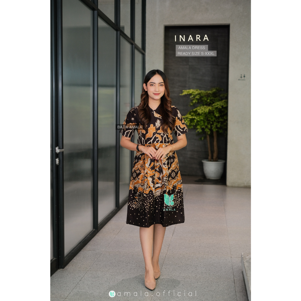 Amala Premium Batik Inara Dress
