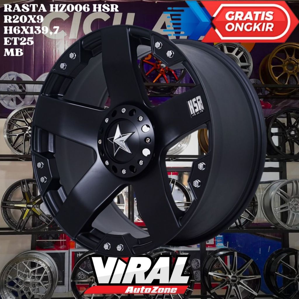 Velg Mobil HUMMER H3 , GWM TANK , PRADO , PAJERO , HSR RASTA RING 20 R20