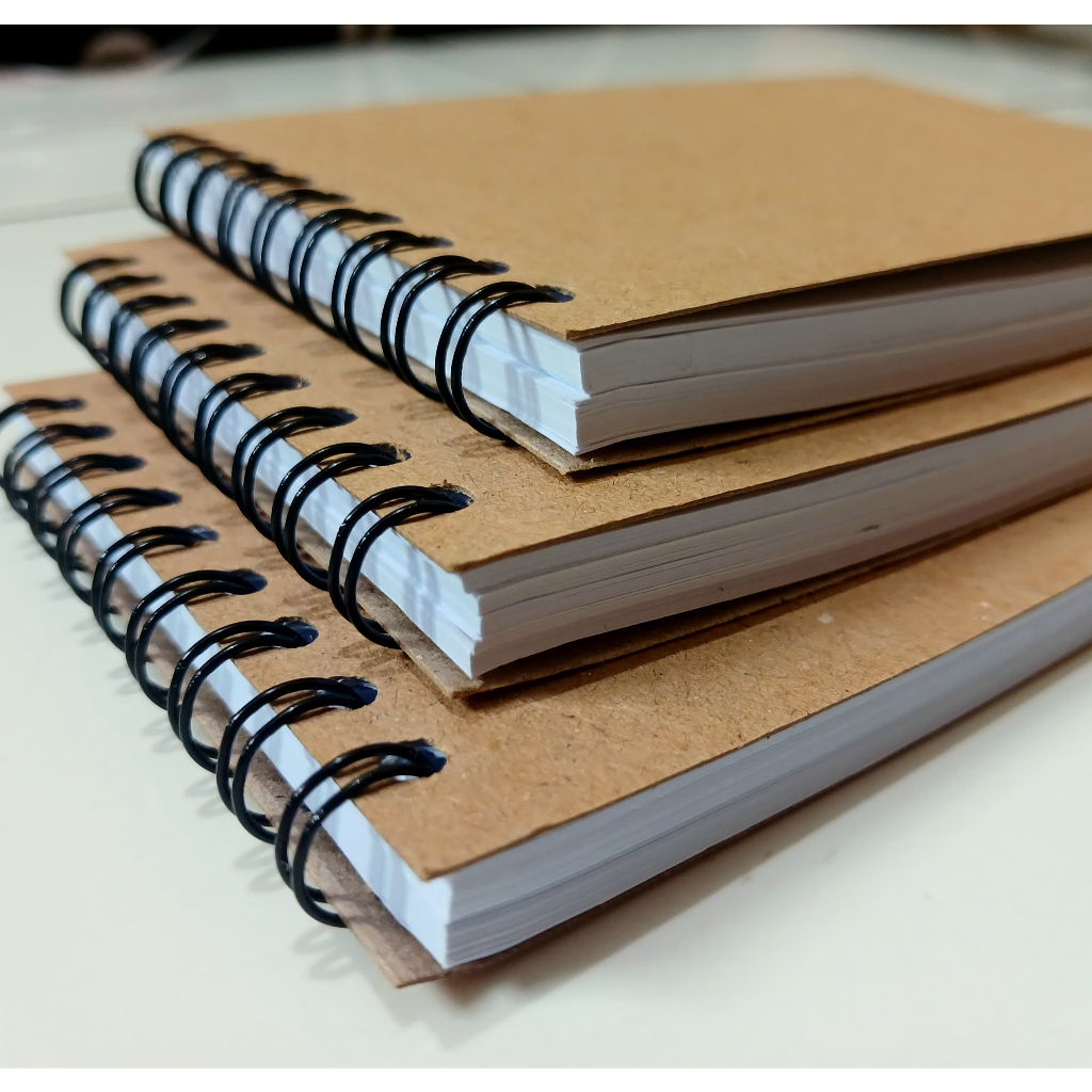 

Notebook Mini B7 Buku Saku Polos Spiral Cover Coklat dan Hitam