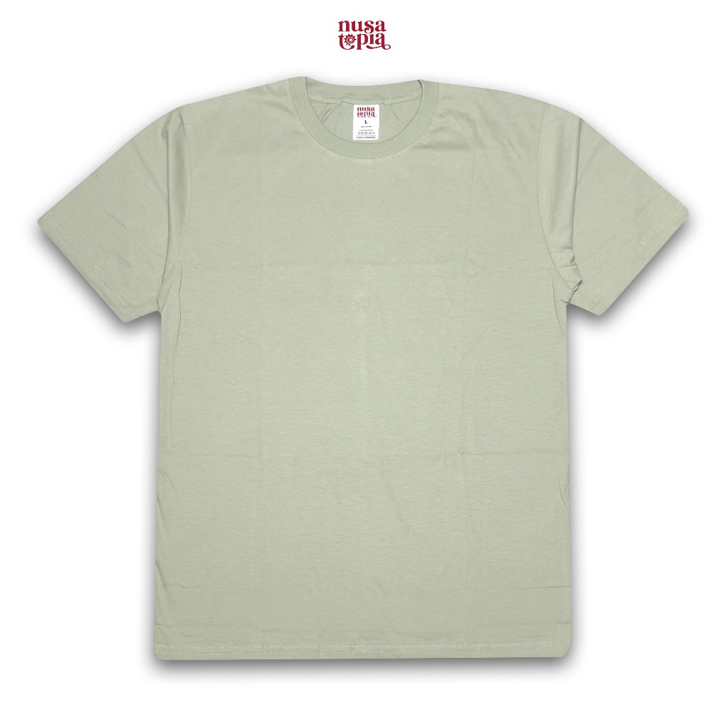 Nusatopia - Kaos Polos Cotton Combed 24s Premium - Sage Green