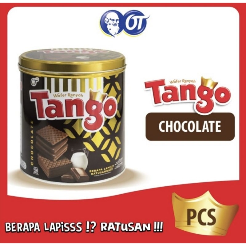 

Tango Wafer Kaleng Chocolate 290 gr / Biskuit Wafer Kaleng Tango