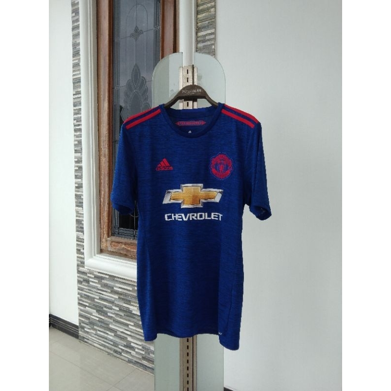Jersey Manchester united 2017 original #9 Ibrahimovic vintage rare ori second thrift adidas