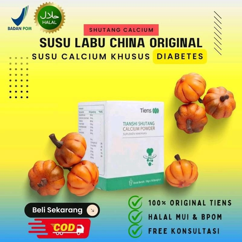 

Susu labu Cina Shutang Calsium Powder - Susu Untuk Memperbaiki Pankreas - Susu Diabetes