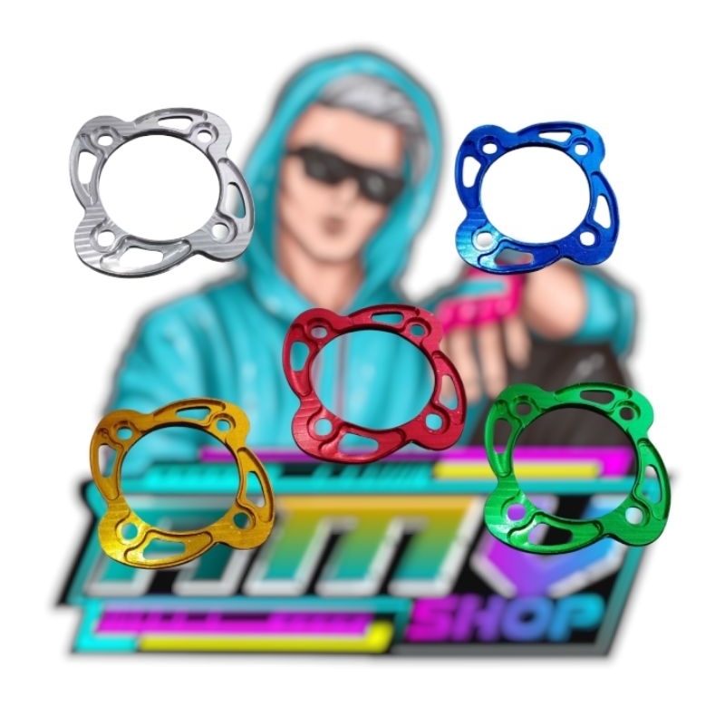 PEMANIS COVER GEAR BELAKANG YAMAHA CNC ALUMUNIUM PNP SEMUA GEAR YAMAHA