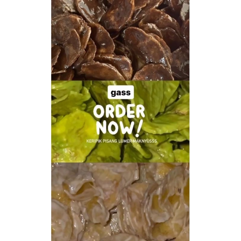 

[PRE-ORDER] KRIPIK PISANG LUMER MAKNYUUUSSS