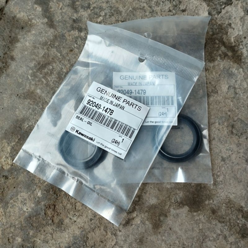 Seal kruk as ninja kanan kiri original kawasaki